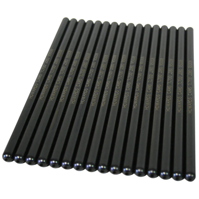 Howards Cams 95008 Swedged End Pushrods 5/16, 7.700 Length, .080 Wall, Set of 16