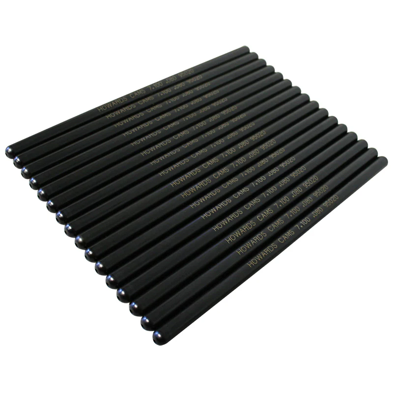 Howards Cams 95020 Swedged End Pushrods 5/16, 7.100 Length, .080 Wall, Set of 16