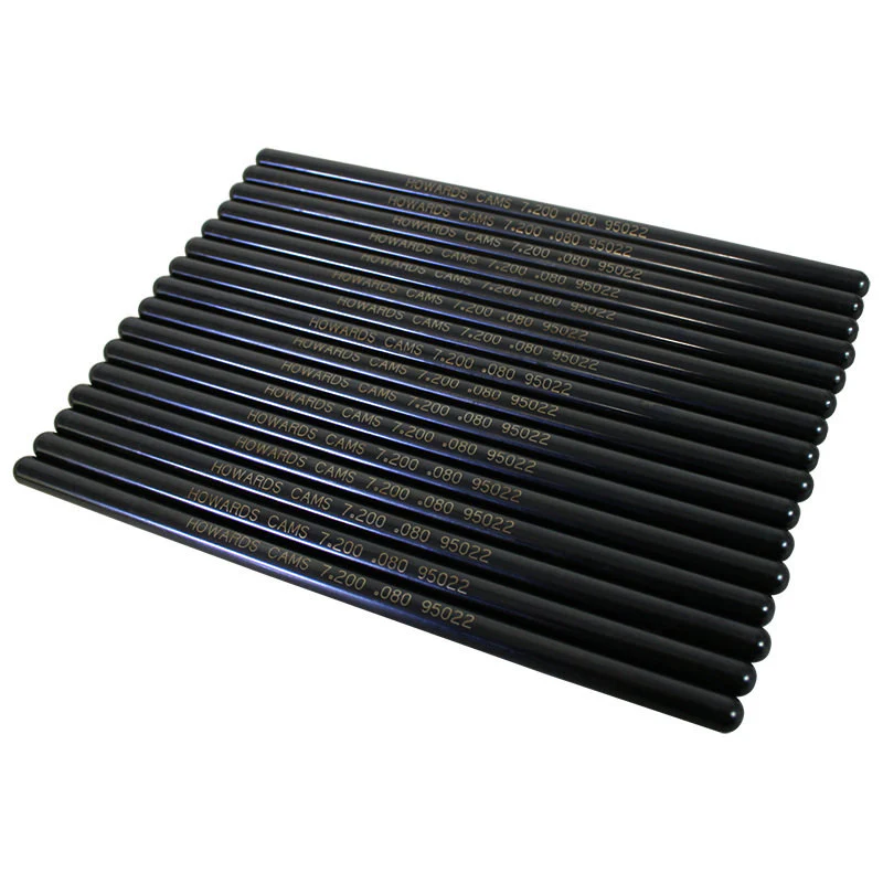 Howards Cams 95022 Swedged End Pushrods 5/16, 7.200 Length, .080 Wall, Set of 16