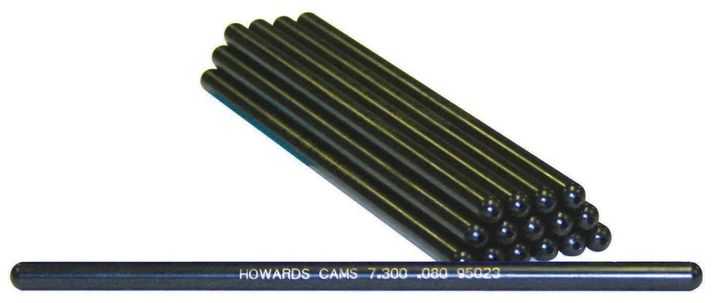 Howards Cams 95023 Swedged End Pushrods 5/16, 7.300 Length, .080 Wall, Set of 16