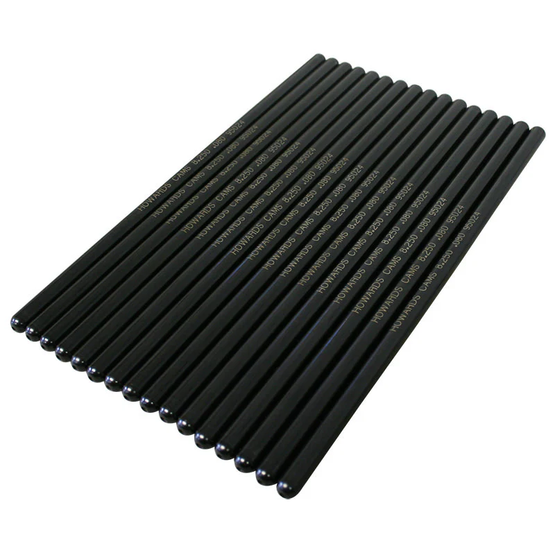 Howards Cams 95024 Swedged End Pushrods 5/16, 8.250 Length, .080 Wall, Set of 16