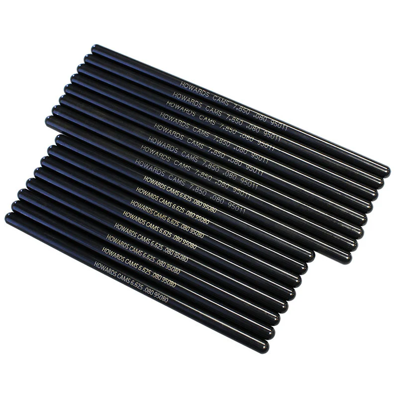 Howards Cams 95081 Swedged End Pushrods 5/16, 6.625/7.850 Length, .080 Wall, Set of 16