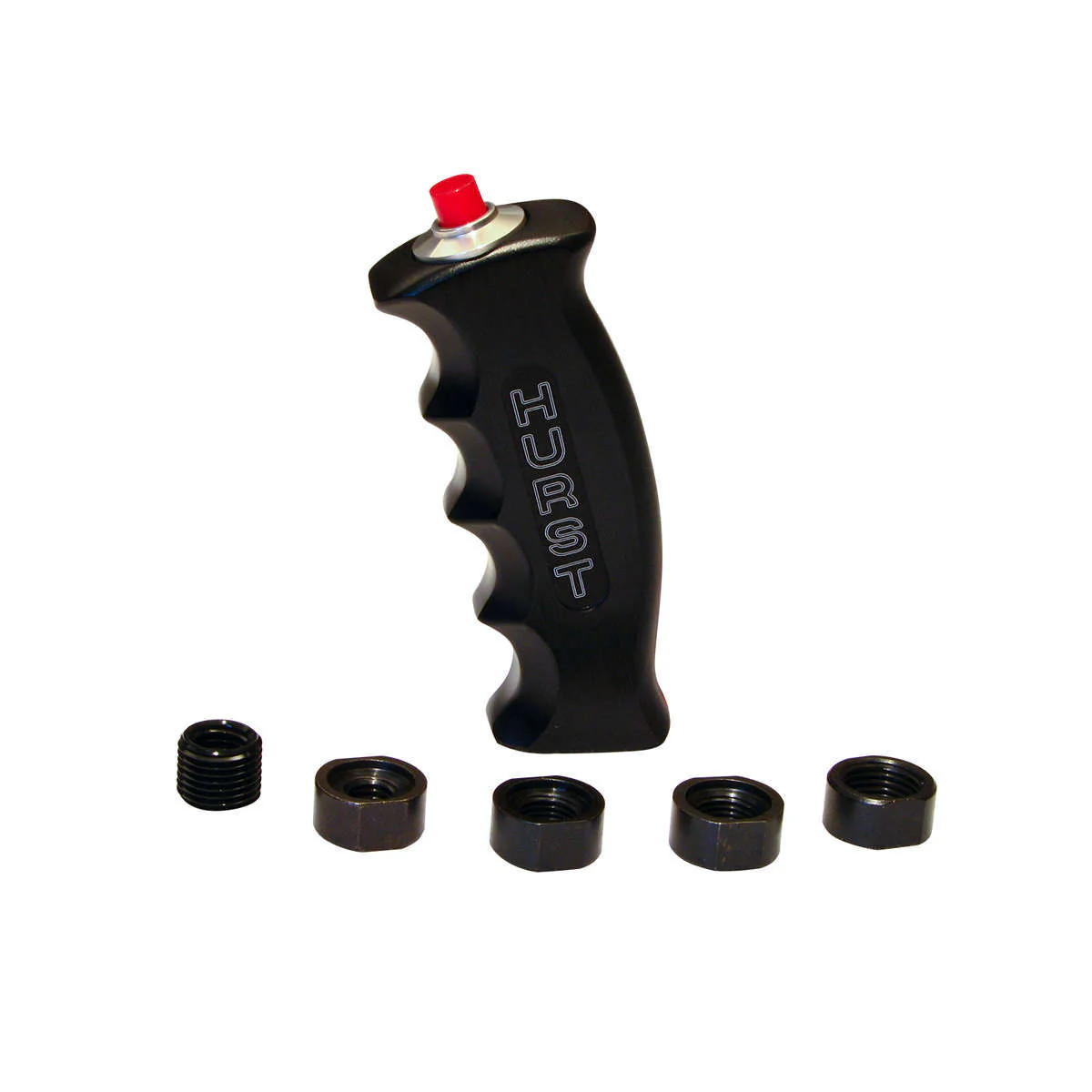 Hurst 1536210 Shifter Handle - Black Anodized w/Switch