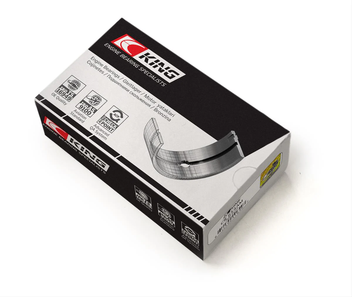 King Bearings CR811SI Connecting Rod Bearing Set, Gm 215Ci, 265Ci, 301Ci, 340Ci, 350Ci