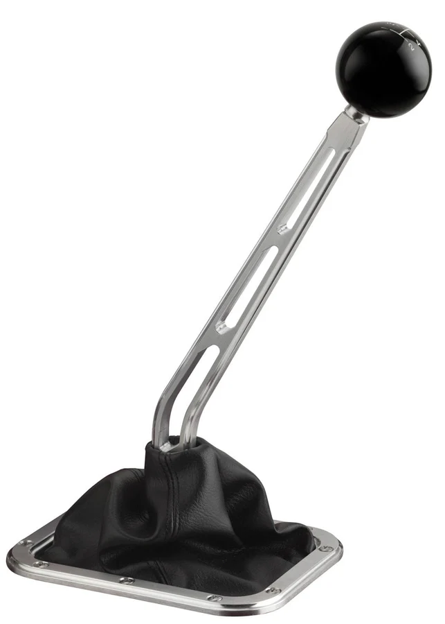 Lokar 70-BFS Shifter Boot, Rectangle Base, Naugahyde, Black, Boot Only, Each