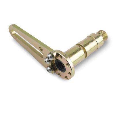 Lokar ATA-1001 Transmission Selector Shaft and Arm, 5/16 in Slot / Hole, Steel, Cadmium, AOD, Each