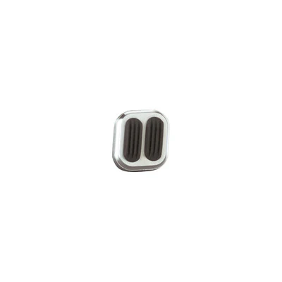Lokar BAG-6006 Pedal Pad, Dimmer, Rubber Pads, Aluminum, Brushed, Each