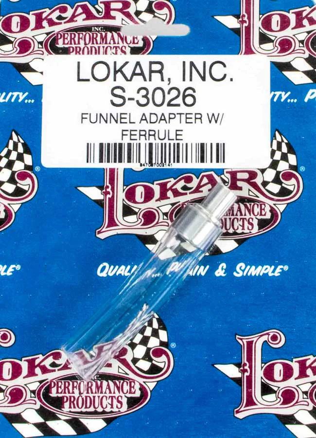 Lokar S-3026 Superseded #Ata6900, Trans Funnel Adapter