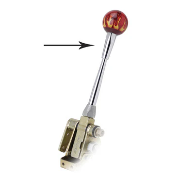 Lokar SK-6878 Shifter Knob Adapter, 3/8-16 in Thread, Steel, Chrome, Lokar Shifters, Kit