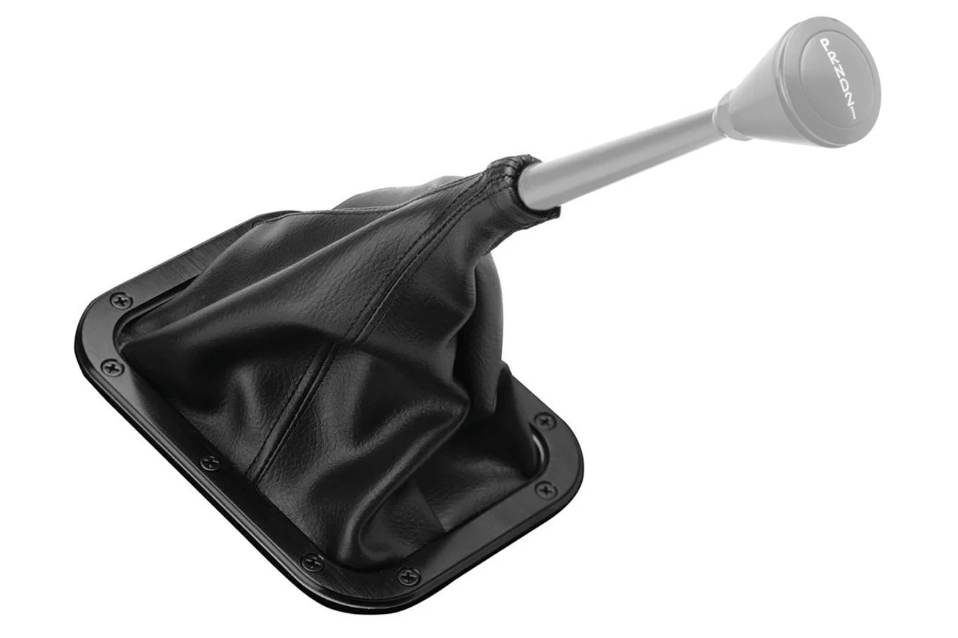 Lokar X70-BFMB Blk Billet Rectangular Floor Mount Shifter Boot
