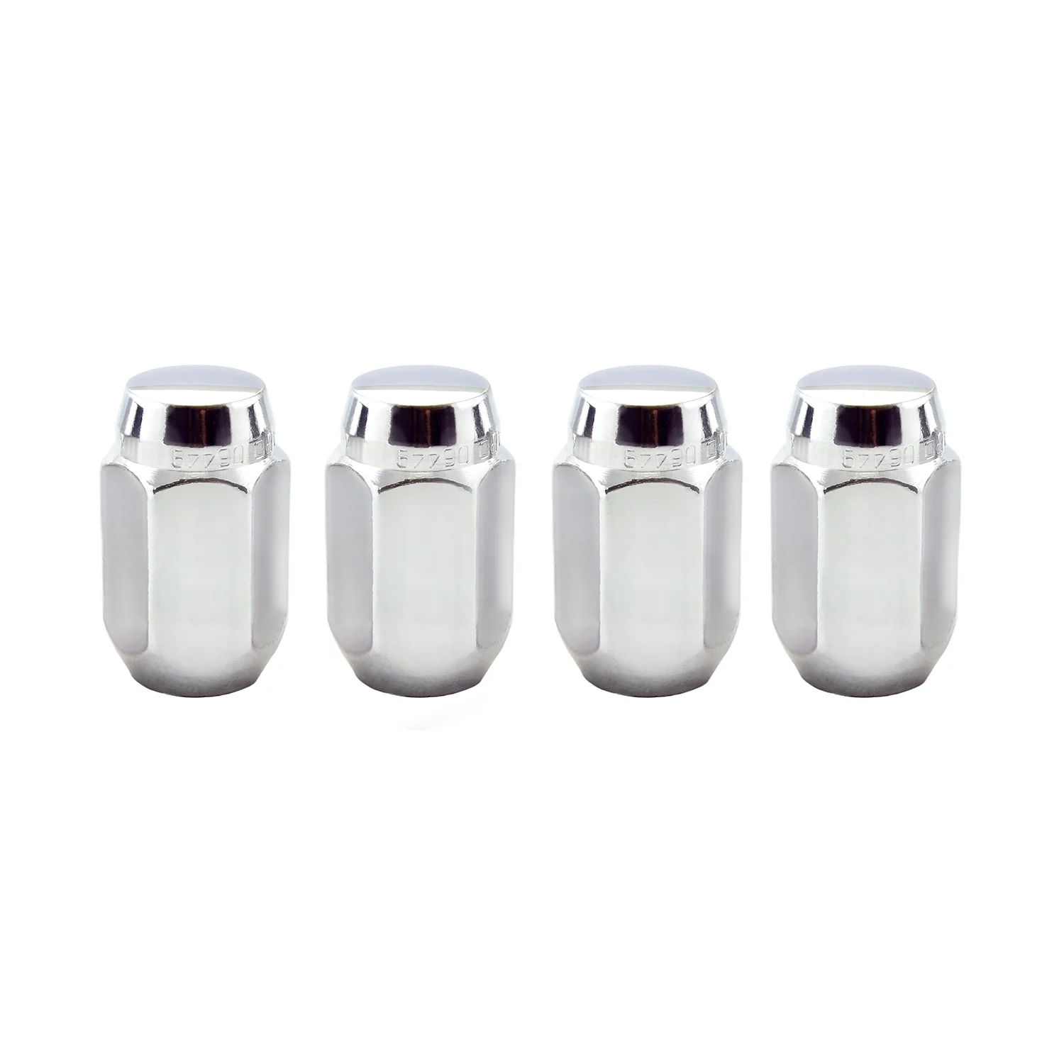 McGard 64001 Chrome Cone Seat Style Lug Nut Set (7/16-20 Thread Size) – Set of 4 Lug Nuts