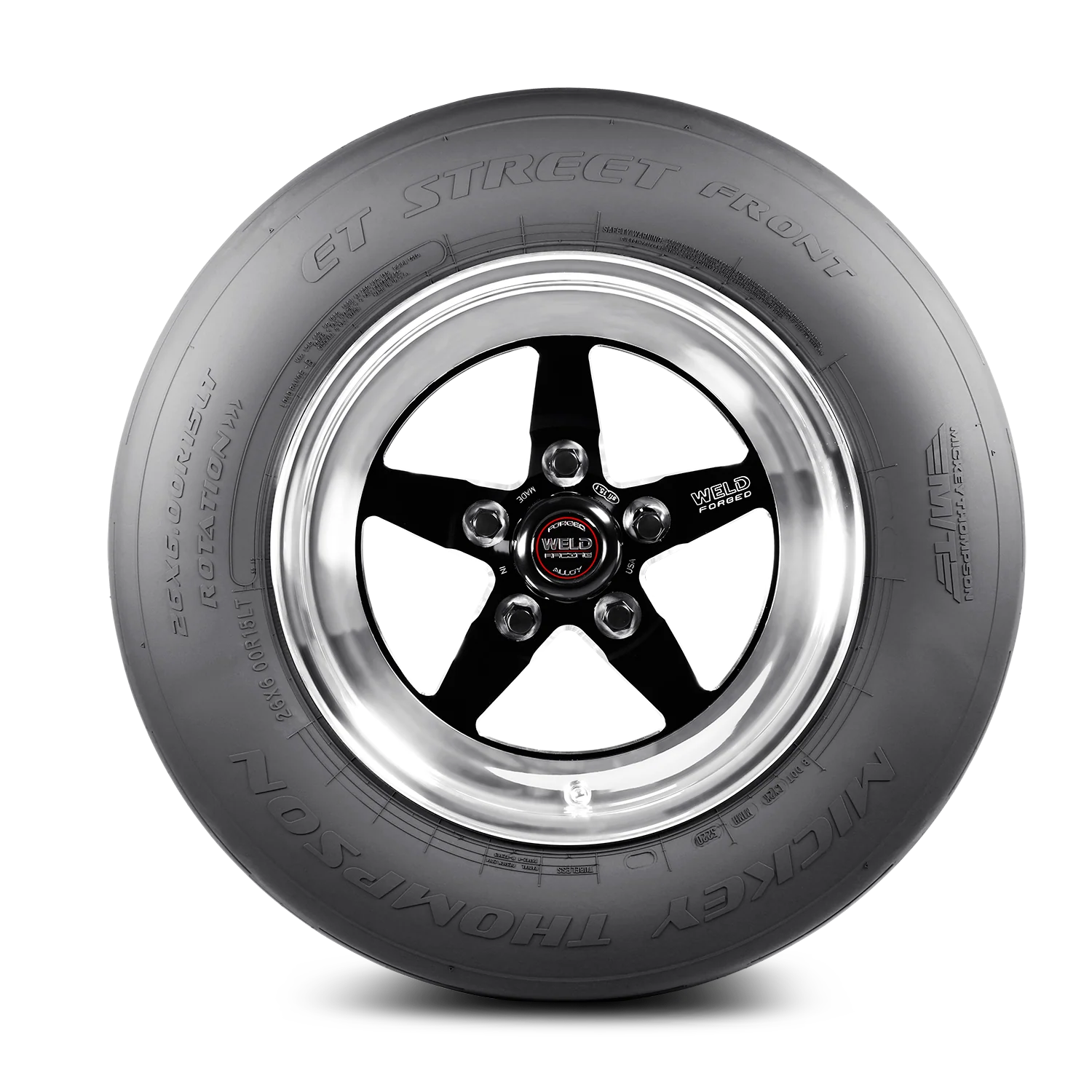 Mickey Thompson 3871 ET Street Front Tire 27.0/6.00R17LT 250735 90000040480 315052010 - Image 2