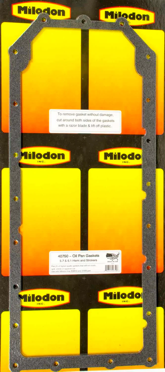 Milodon 40750 Premium Crushproof Oil Pan Gaskets Mopar Hemi
