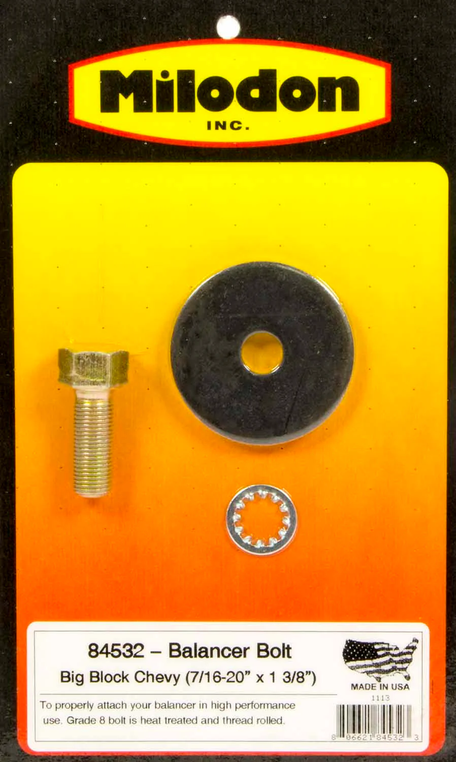 Milodon 84532 Crank Bolt - BBC