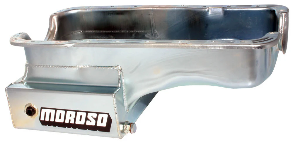 Moroso 20503 Sbf 302 S/S & R/R Oil Pan - 9Qt. Front Sump