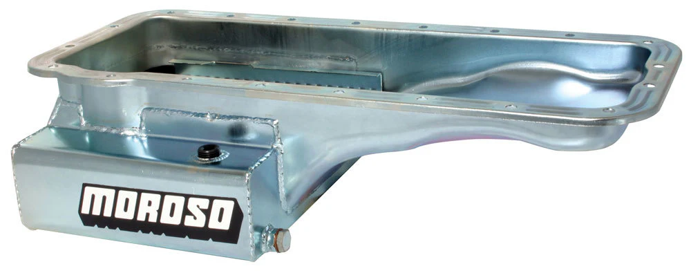 Moroso 20608 Ford Fe S/S & R/R Oil Pan - 8Qt. Front Sump