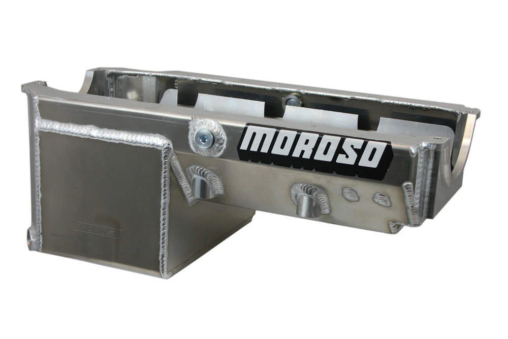 Moroso 21240 8Qt Oil Pan - Sbc Drag Race W/2-Piece Rear Main