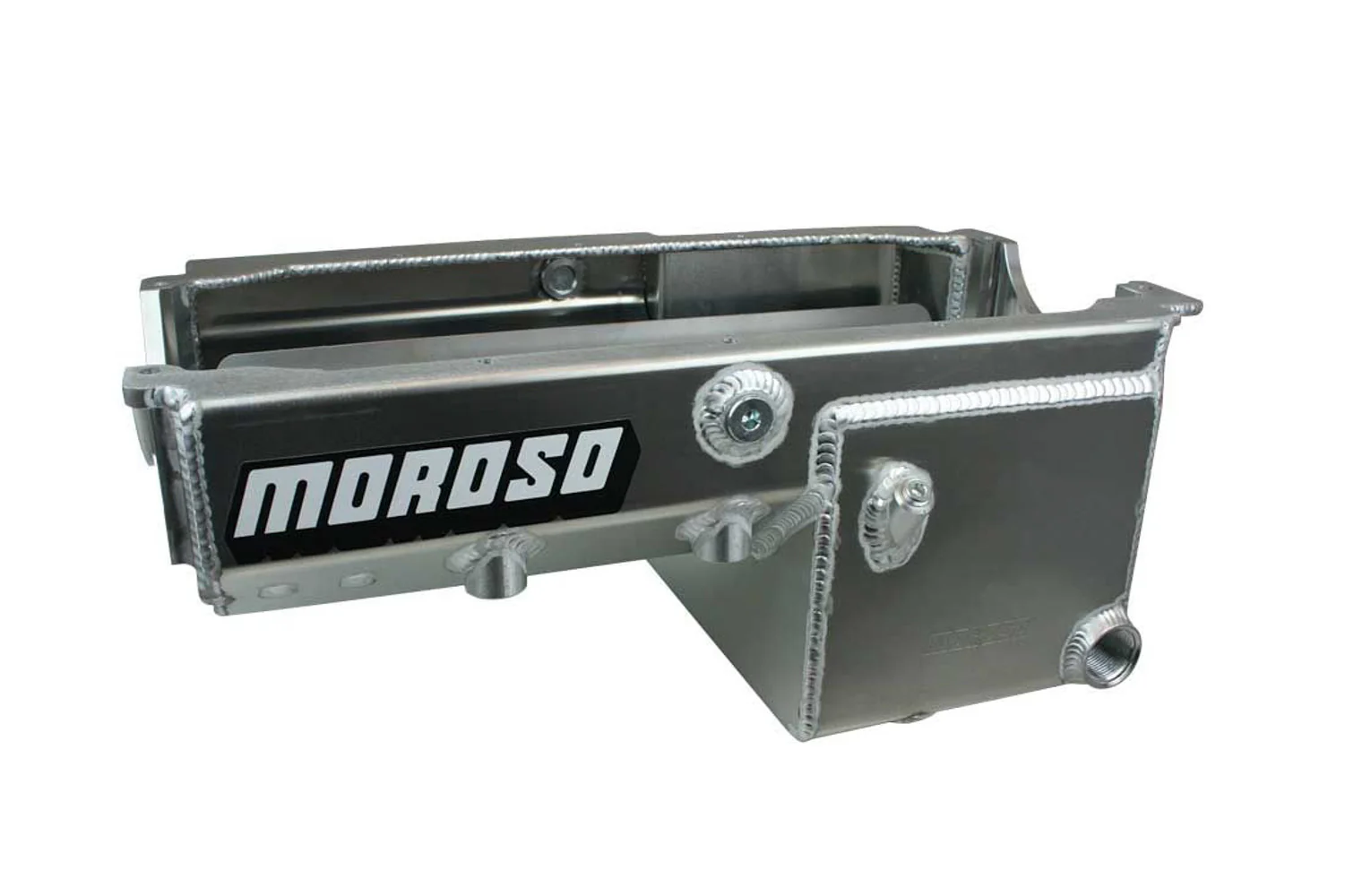Moroso 21248 SBC Alm Drag Race Oil Pan w/16an Ext Pickup