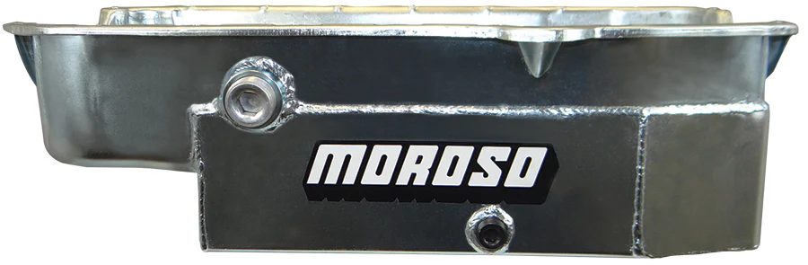 Moroso 21325 Sbc 8Qt Ct Oil Pan - Lh Dipstick