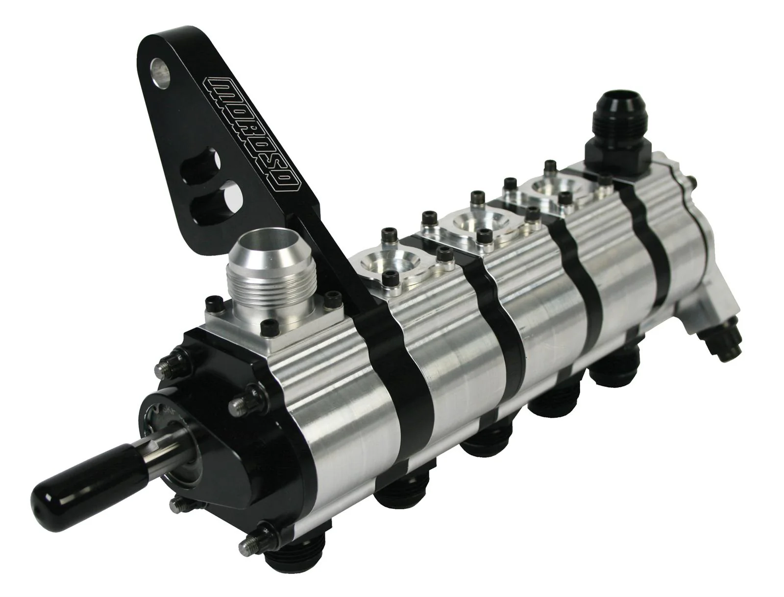Moroso 22445 Dry Sump Pump, Tri-Lobe, Left Side, Dragster, 5 Stage,1.200 Pressure