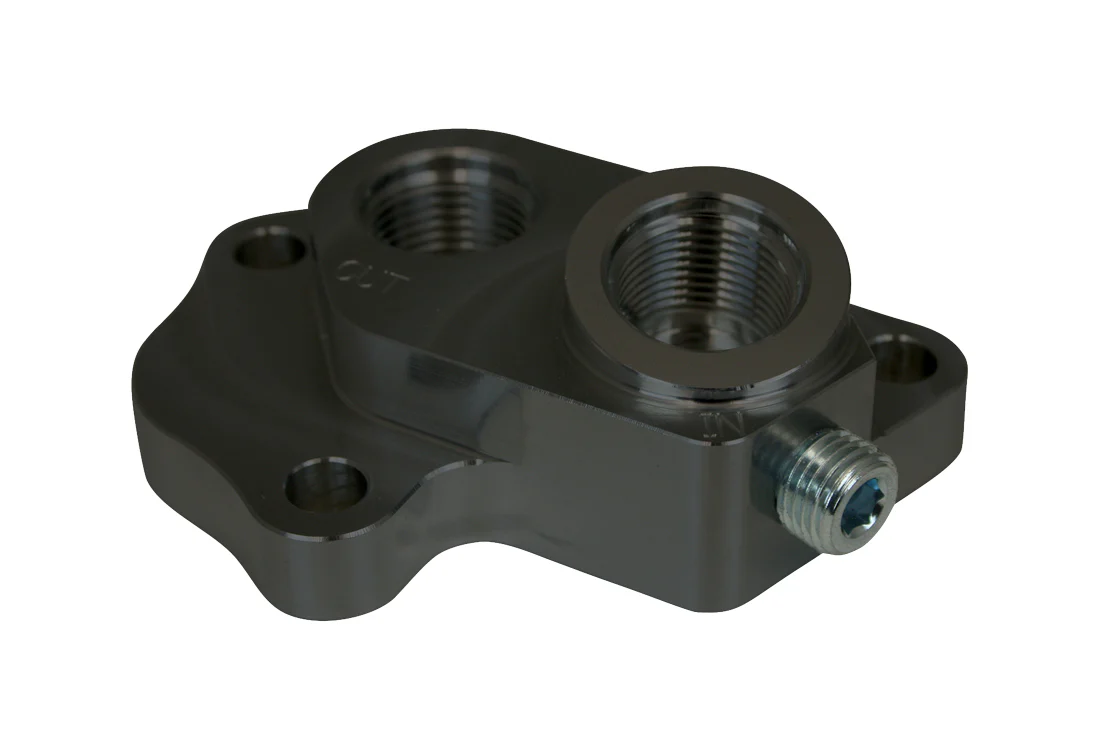 Moroso 23689 Remote Oil Filter Adapt. 5.0 Coyote Gen 1/2/3