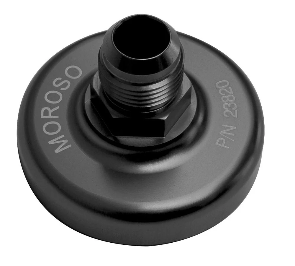 Moroso 23820 Oil Filter Block-Off Plate
