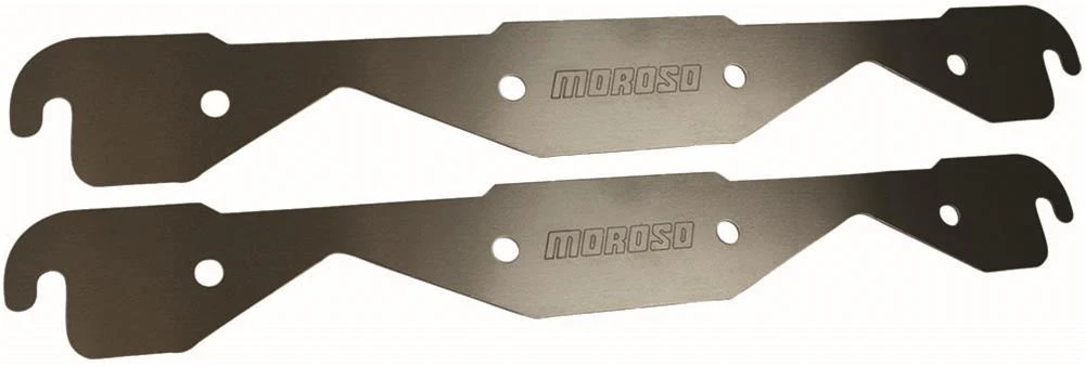 Moroso 25155 Storage Block Off Exh. Plates SBC 23-Deg Heads