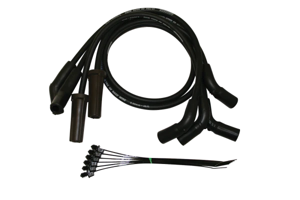 Moroso 28640 Wire Set, Spiral Core, H-D Milwaukee 8.65, Black