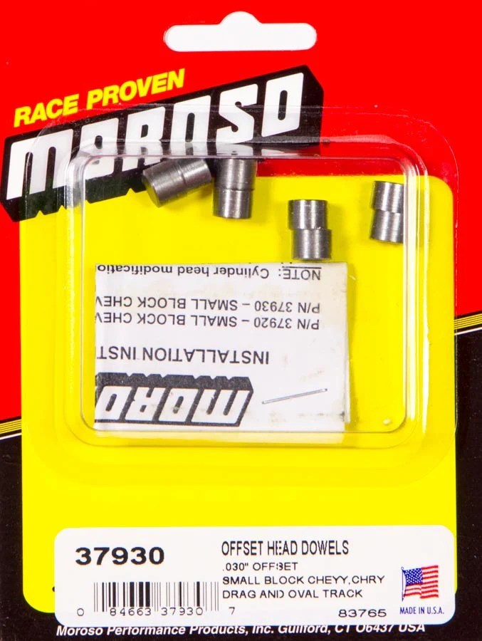Moroso 37930 Sbc Offset Head Dowels