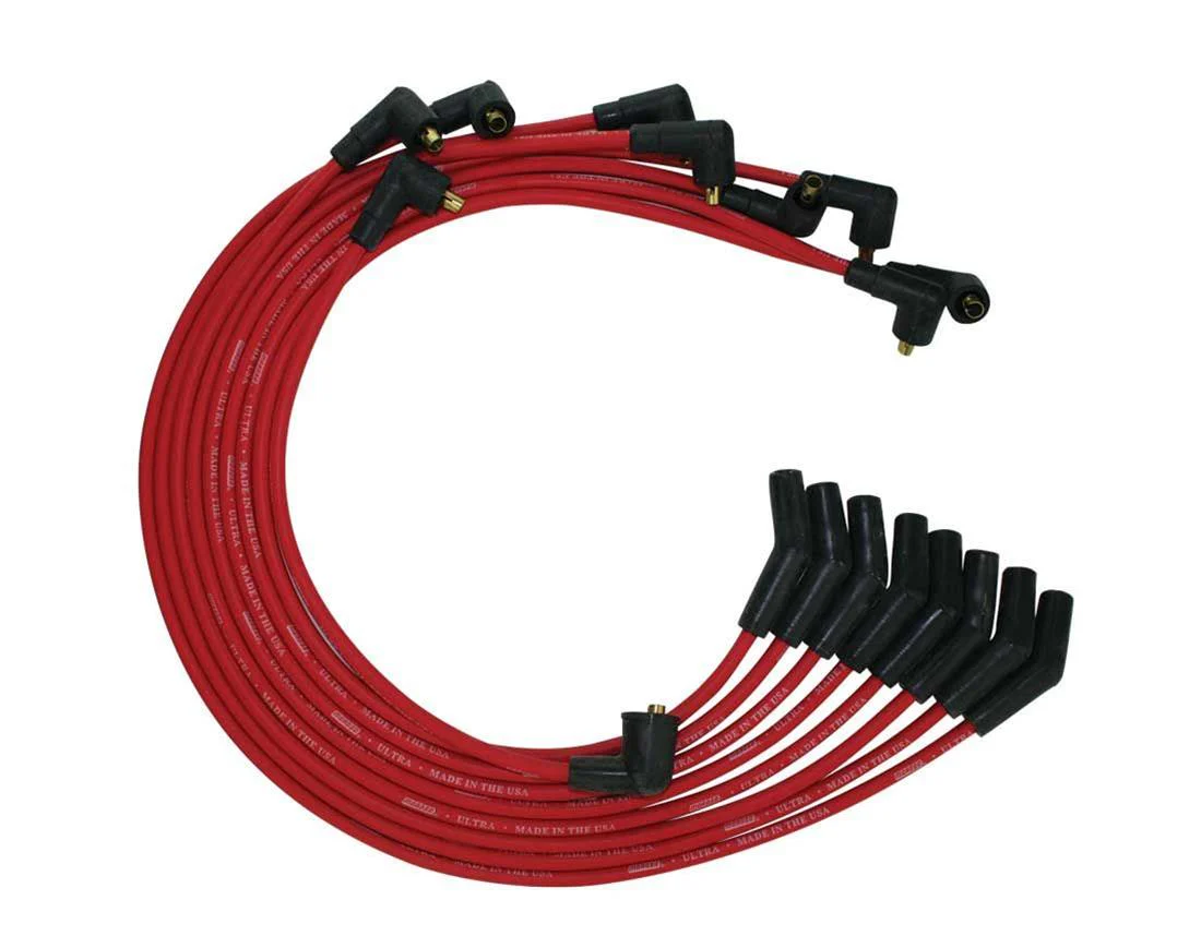 Moroso 52075 Ultra Plug Wire Set BBF Red
