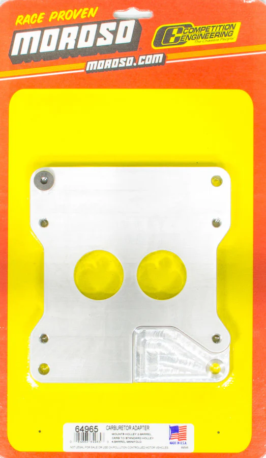 Moroso 64965 Carburetor Adapter