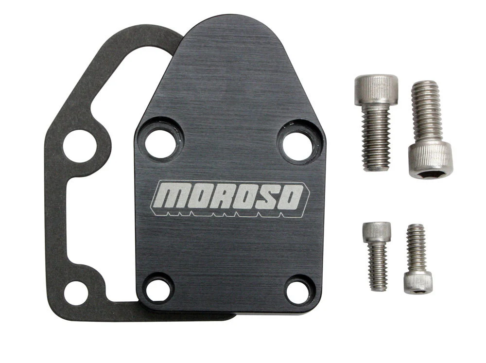 Moroso 65395 Fuel Pump Plate - Billet Sbc