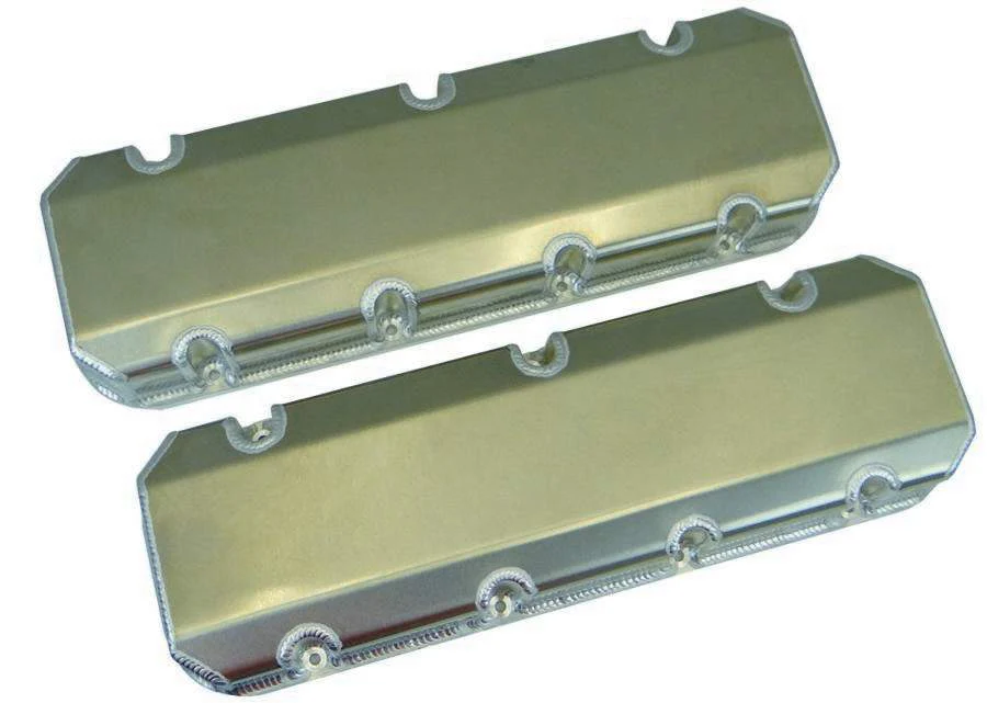 Moroso 68487 Bbc Fab Alm Valve Covers W/Brodix Sr20 Heads