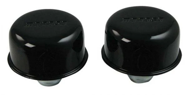 Moroso 68719 Breather, Push-In, Black Powder Coat
