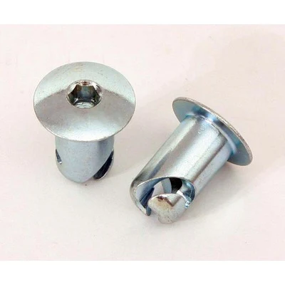 Moroso 71275 Quick Turn Fastener, Oval Head, Hex Drive, 7/16 X 0.450 In Body, Steel, Zinc Plated, Set Of 10