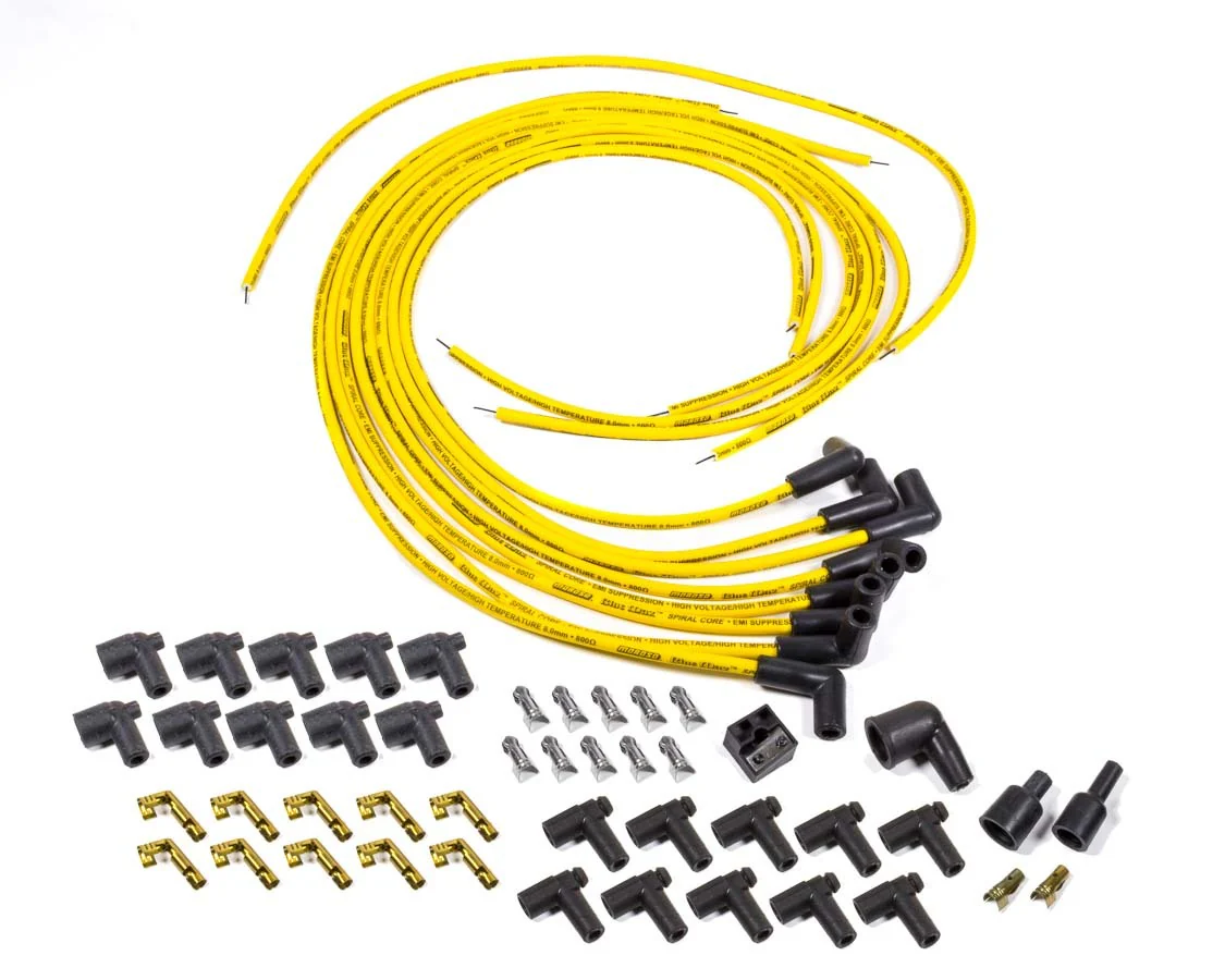 Moroso 73217 Blue Max Ignition Wire Set - Yellow