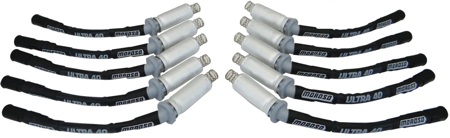 Moroso 73512 Ultra 40 Plug Wire Set - Sleeved