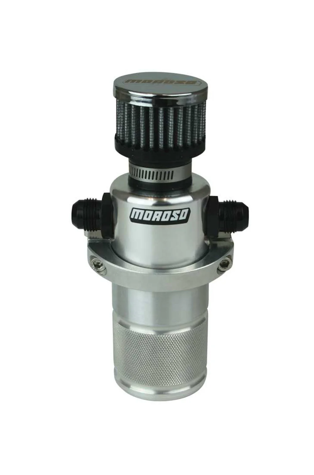 Moroso 85396 Compact Breather Tank Billet Alm. Polished