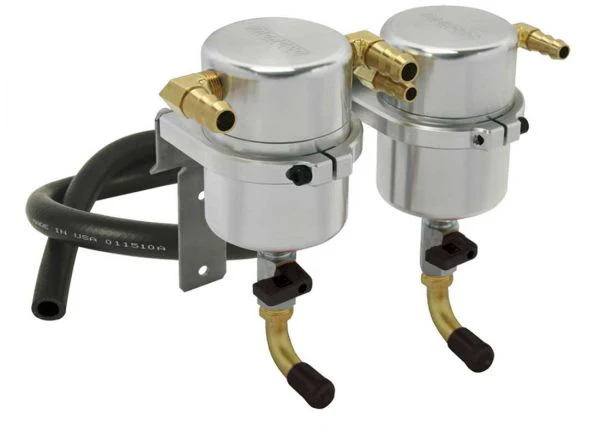 Moroso 85484 Separator, Air Oil, Catch Can, Subaru Sti, 04-07, Wrx, 06-07