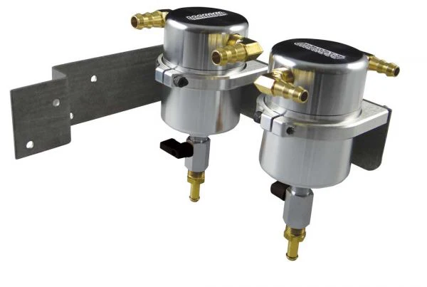 Moroso 85510 Separator, Air Oil, Catch Can, Subaru Sti, 08-14, Top Mount Intercooler.
