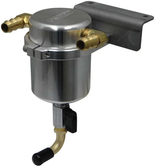 Moroso 85532 Separator, Air Oil, Catch Can, Dodge Challenger, Charger Hellcat, 15-19