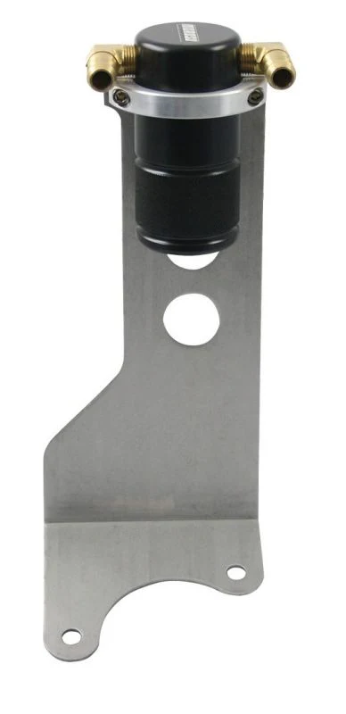 Moroso 85607 Separator, Air Oil, Catch Can, Small Body, Black Finish, Ford Raptor, 10-14