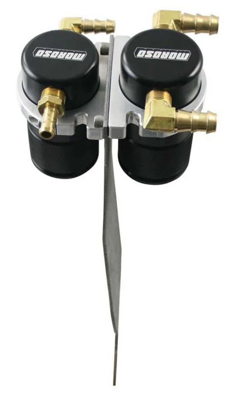 Moroso 85637 Separator, Air Oil, Catch Can,  Small Body, Black Finish, Lotus Elise/Exige, 05-11