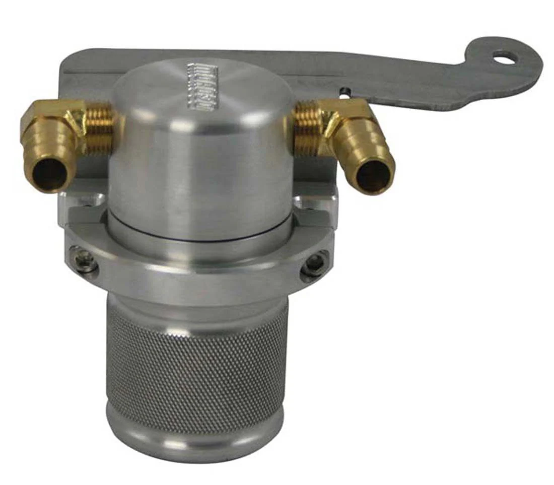 Moroso 85638 Separator, Air Oil, Catch Can,  Small Body, Mustang V-6, 11-14