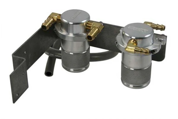 Moroso 85644 Separator, Air Oil, Catch Can, Small Body, Subaru Sti, 08-14, Top Mount Intercooler