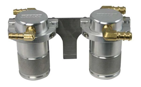 Moroso 85646 Separator, Air Oil, Catch Can, Small Body, Subaru Sti, 08-14, Front Mount Intercooler