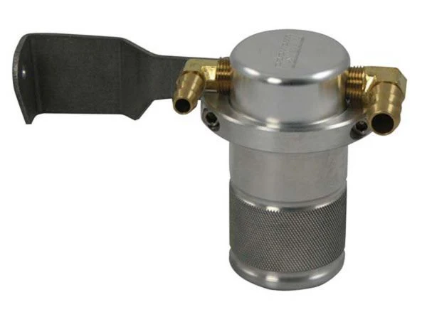 Moroso 85650 Separator, Air Oil, Catch Can, Small Body, Toyota Tundra, 07-14