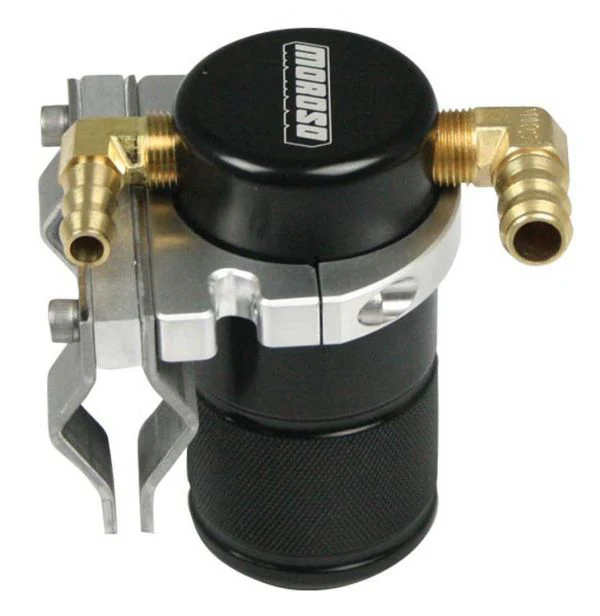 Moroso 85667 Separator, Air Oil, Catch Can, Small Body, Black Finish, Subaru Brz/Scion Frs, Toyota 86, 12-19