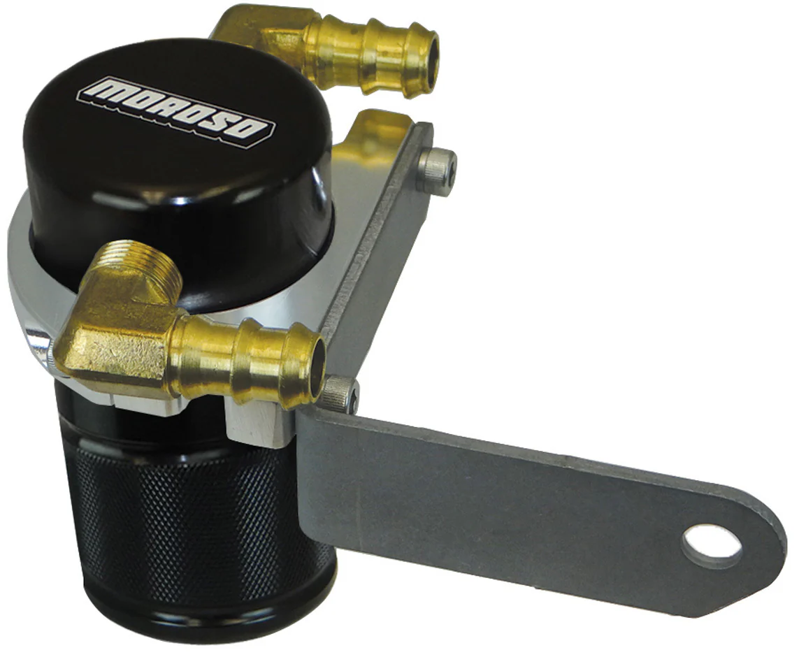 Moroso 85697 Air/Oil Separator Dodge Challenger W/Shaker Hood