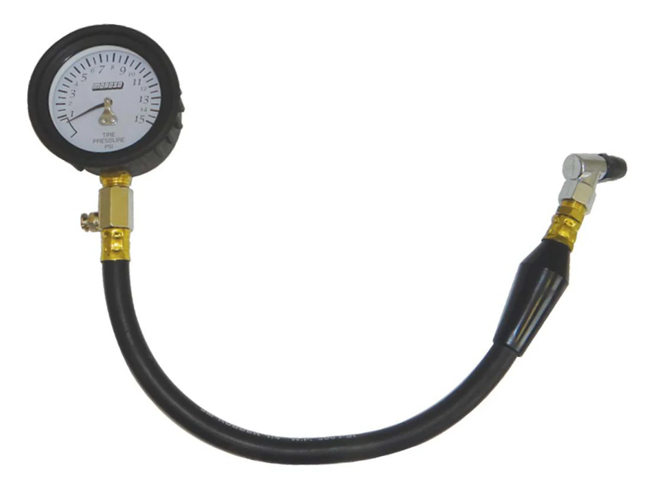 Moroso 89592 Tire Pressure Gauge 0-15 Psi - Garage Series